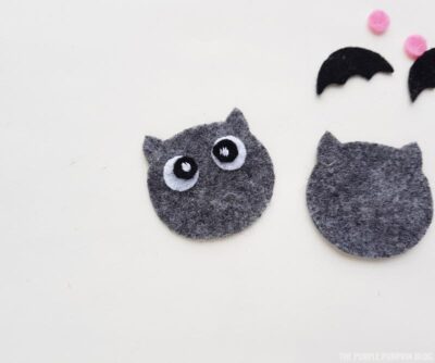 stitching eyes in place
