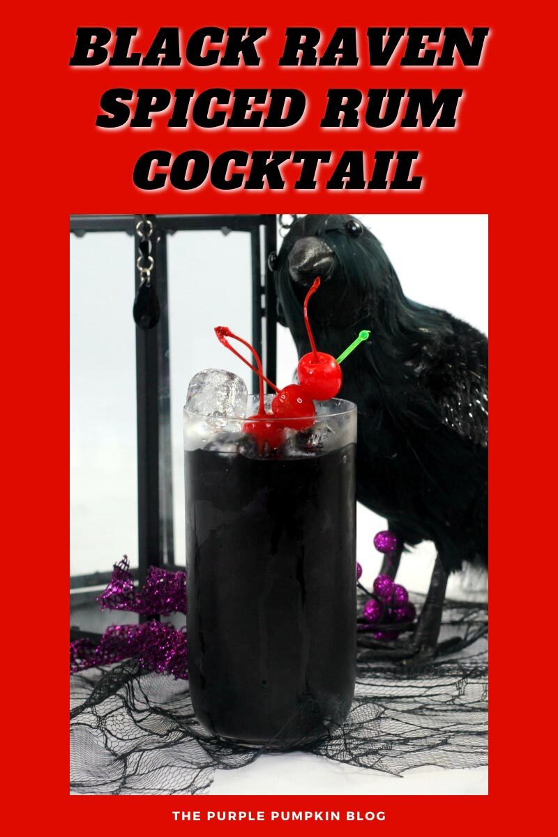 Black Raven Spiced Rum Cocktail