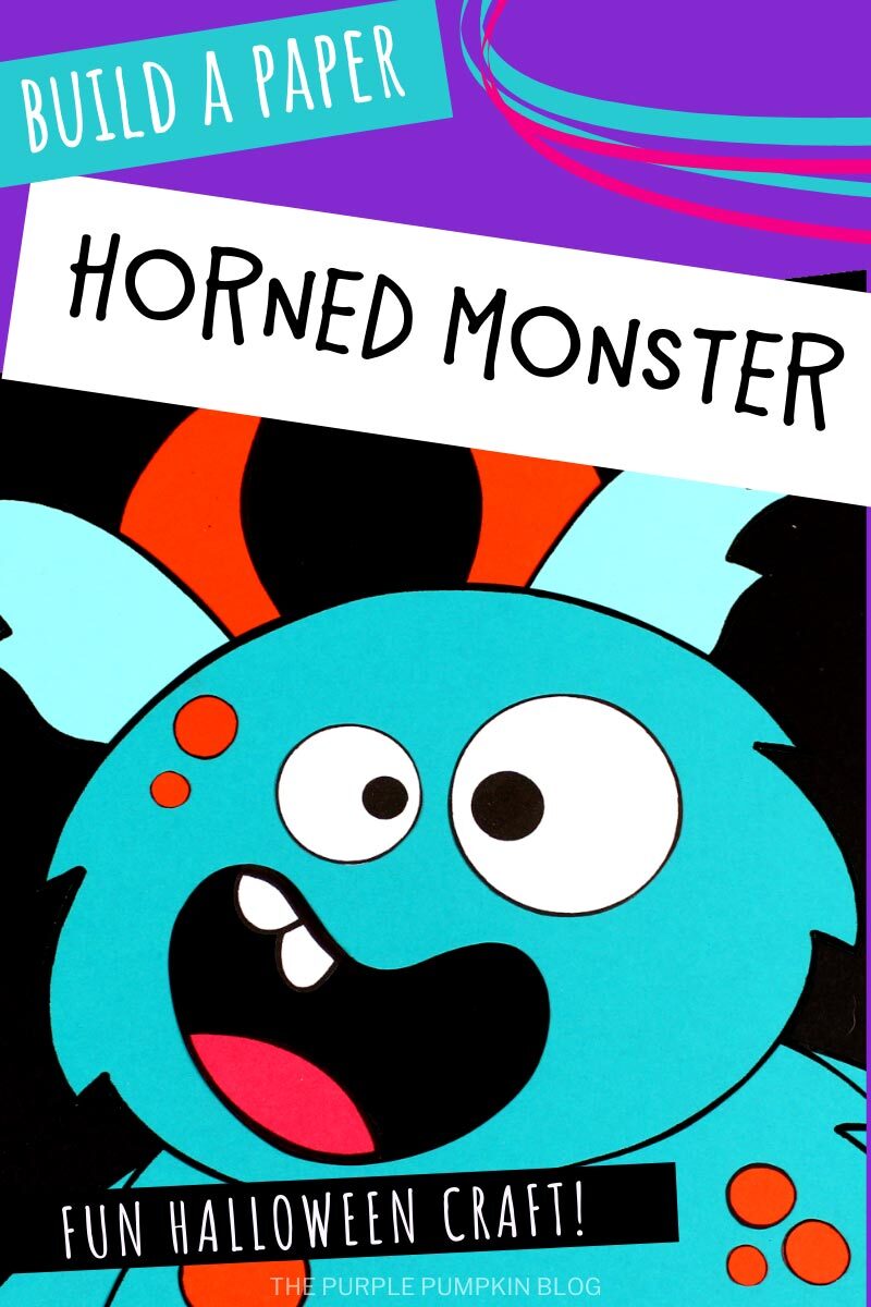 Build a Paper Horned Monster - Fun Halloween Craft