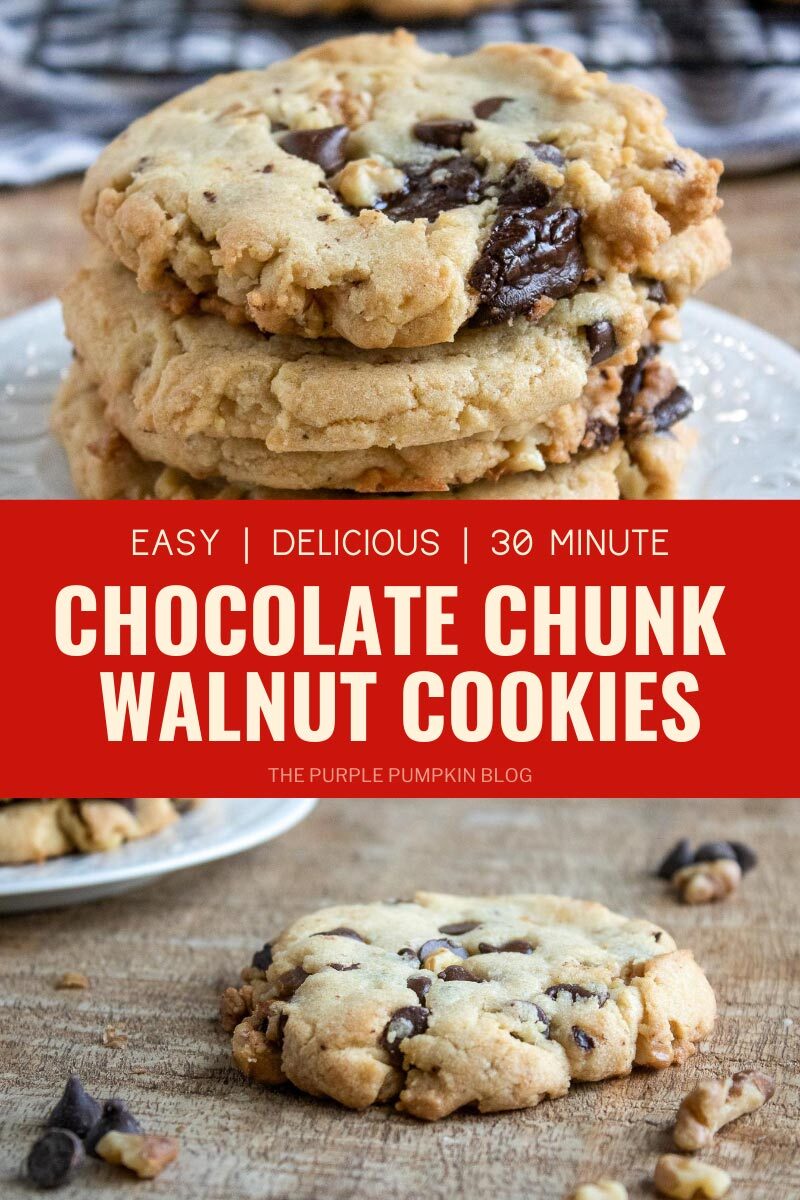 Chocolate Chunk Walnut Cookies