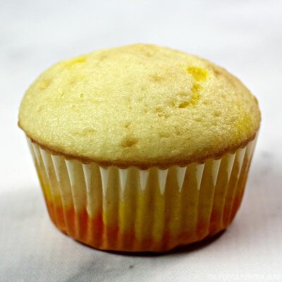 Cooked Candy Corn Cupcake