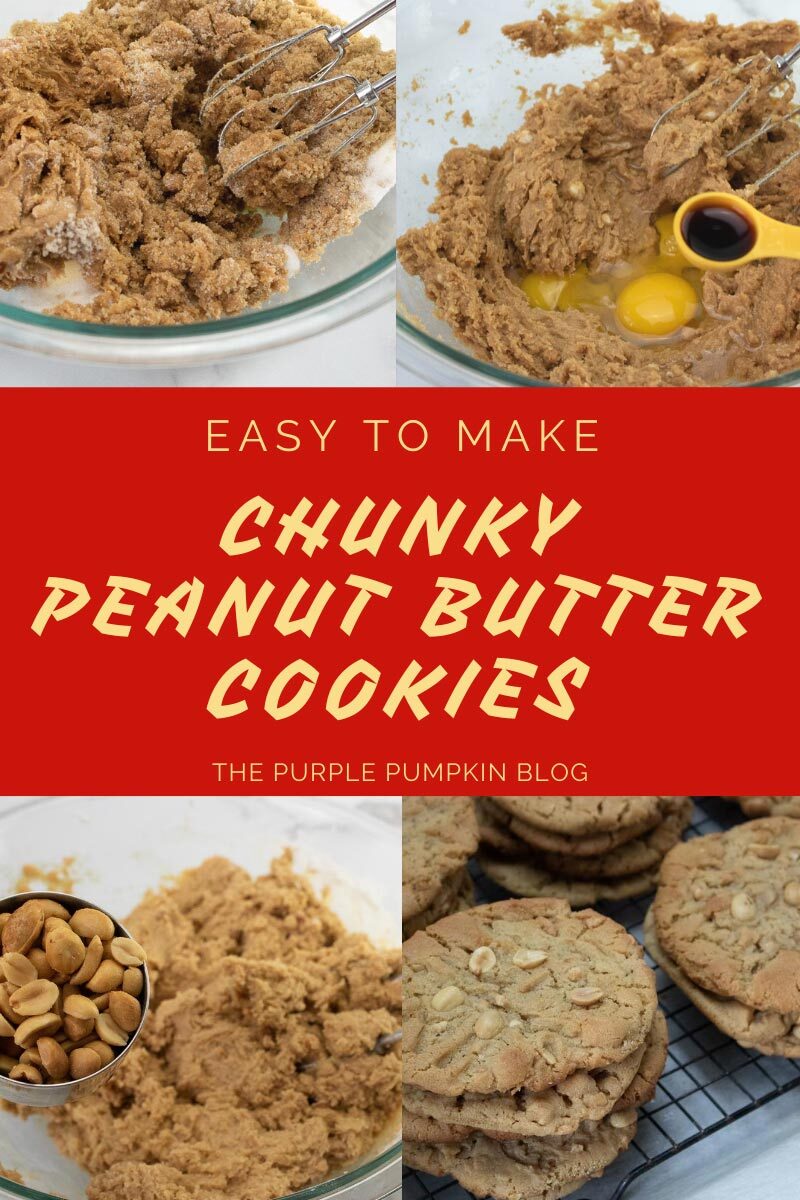 Easy to Make Chunk Peanut Butter Cookies