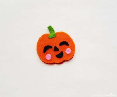 adding features to pumpkin plush