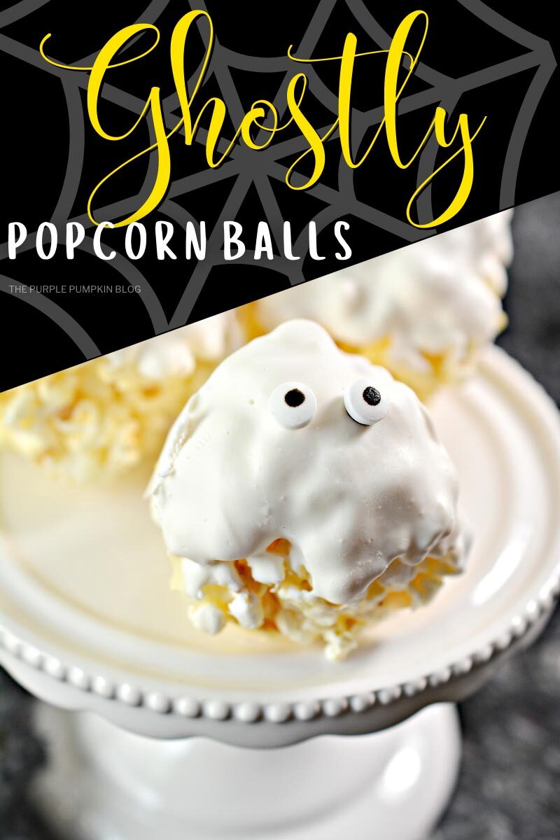 Ghostly Popcorn Balls