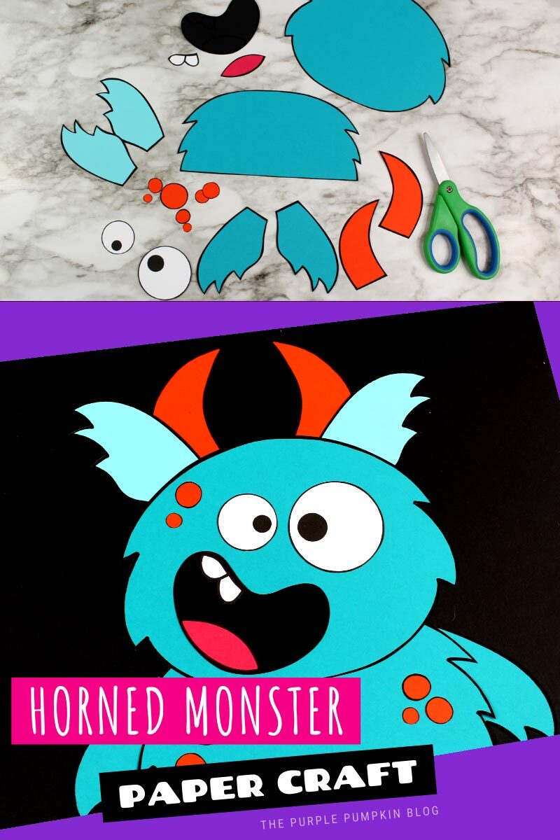 Horned Monster Paper Craft