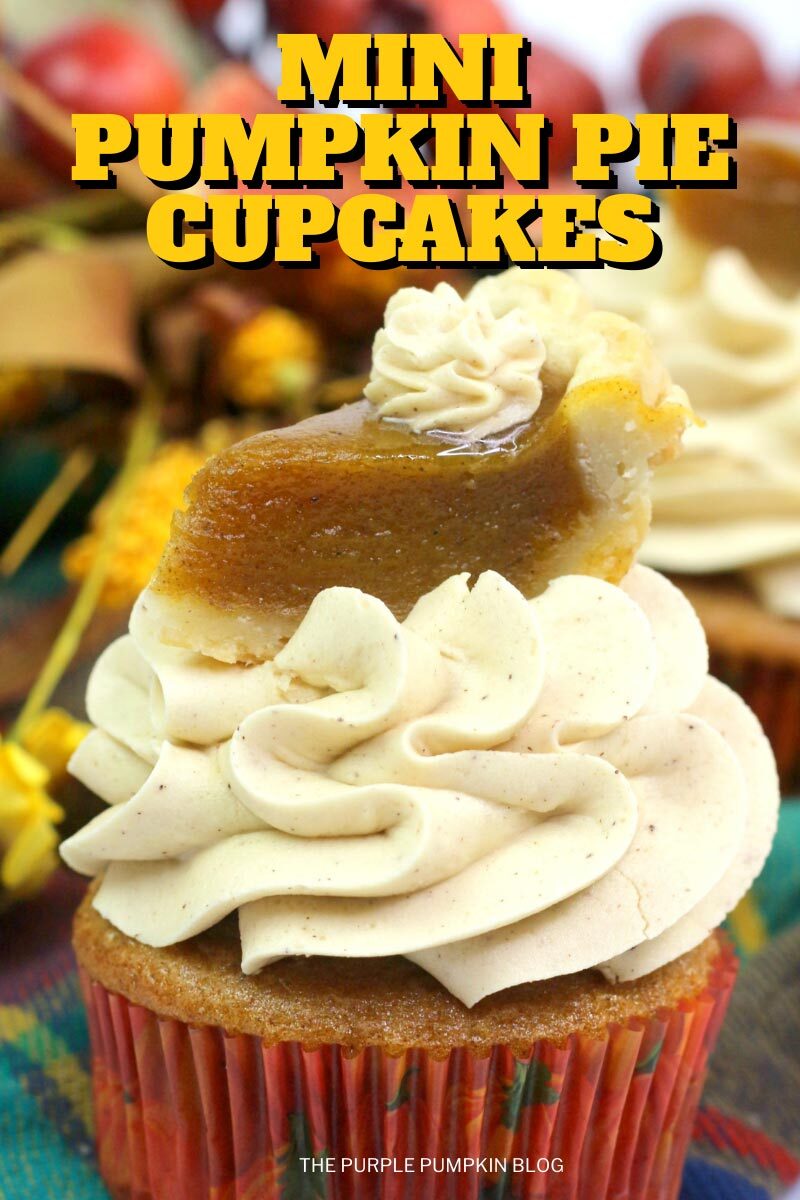 Mini Pumpkin Pie Cupcakes Recipe