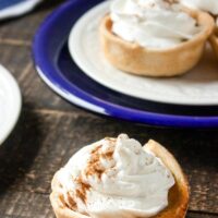 Mini Pumpkin Pies & Whipped Cream Recipe