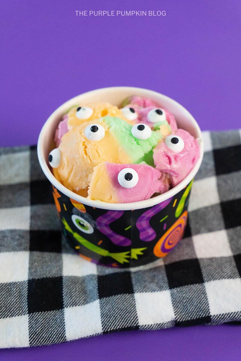 Monster Ice Cream Cups