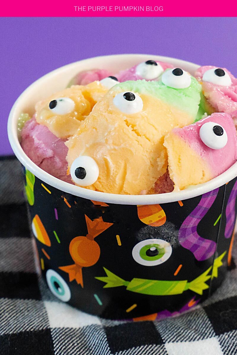 Monster Ice Cream Cups