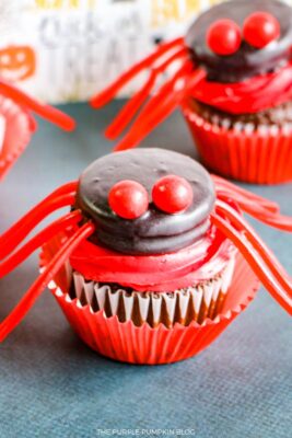 Oreo Spider Cupcakes