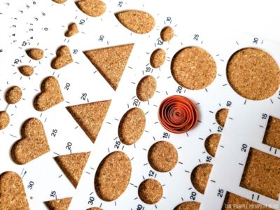 Adding quilled coil to template