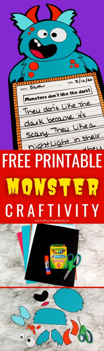 Free Printable Monster Craftivity