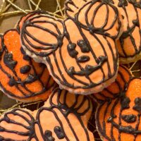 Pumpkin Mickey Rice Krispies Treats