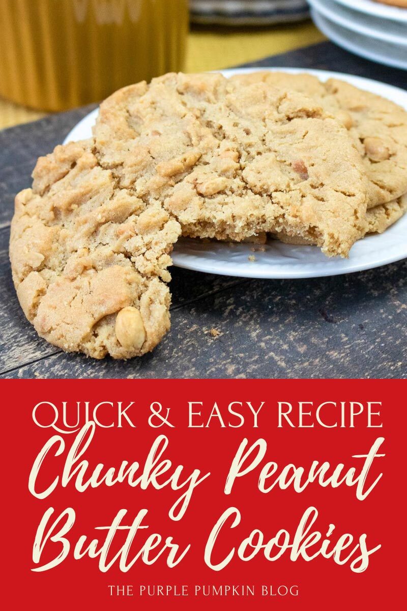 Quick & Easy Chunky Peanut Butter Cookies