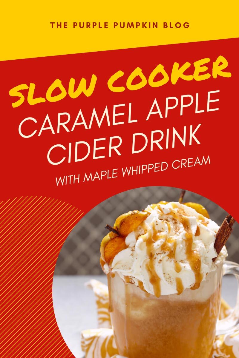 Slow Cooker Caramel Apple Cider Drink