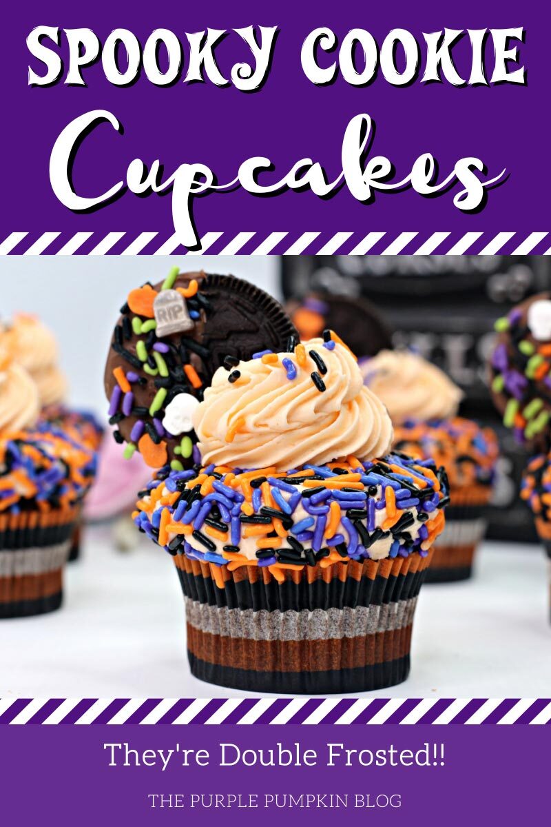 Spooky Cookie Cupcakes