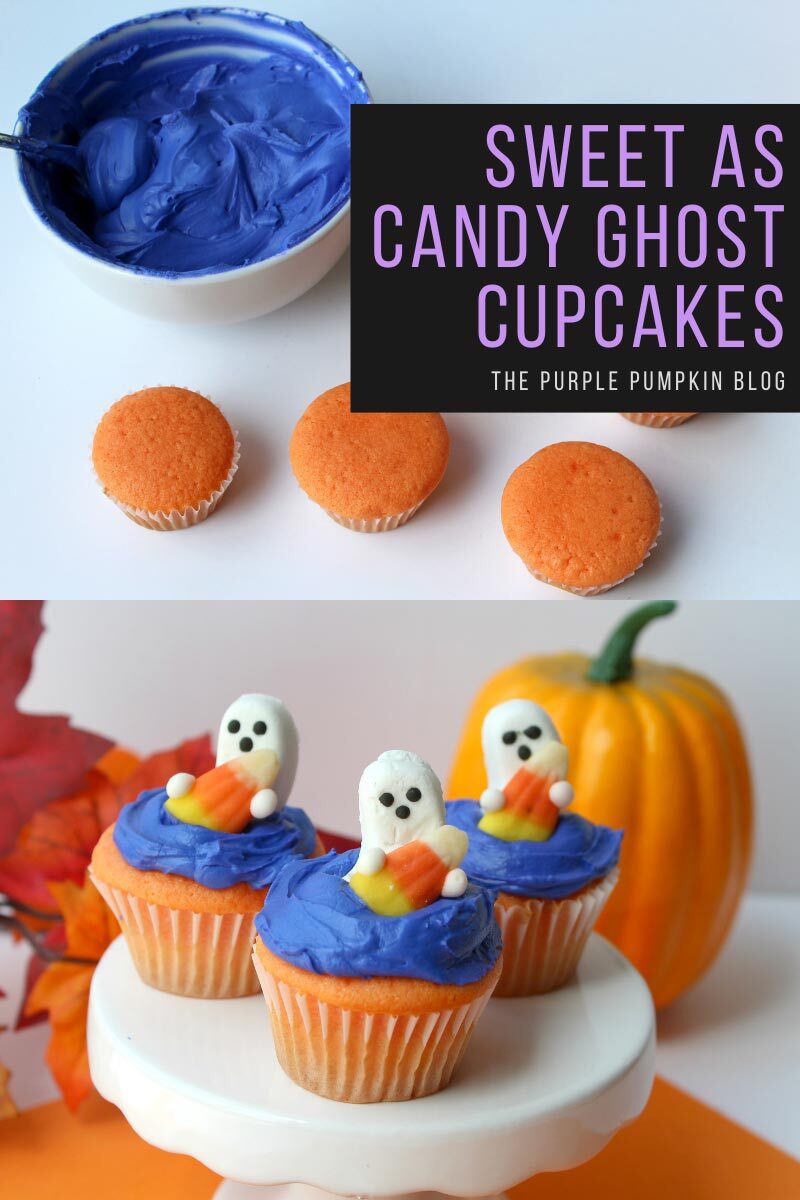 Sweet as Candy Ghost Cupcakes