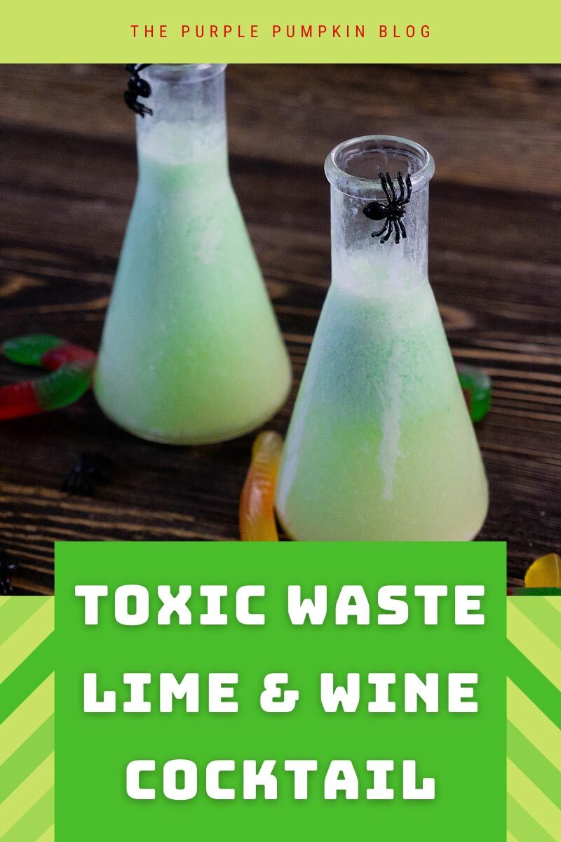 Toxic Waste Lime & Wine Cocktail