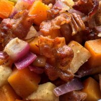 Apple & Squash Casserole with Bacon & Pecans Recipe