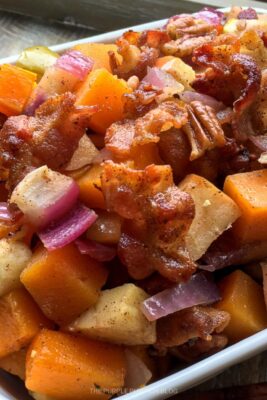 Apple & Squash Casserole with Bacon & Pecans Recipe