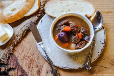 Beef Stew with Crusty Bread