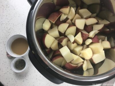Chopped Potatoes in Instant Pot