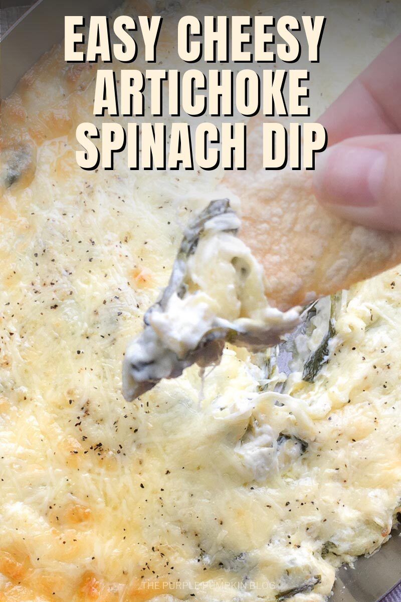 Easy Cheesy Artichoke Spinach Dip