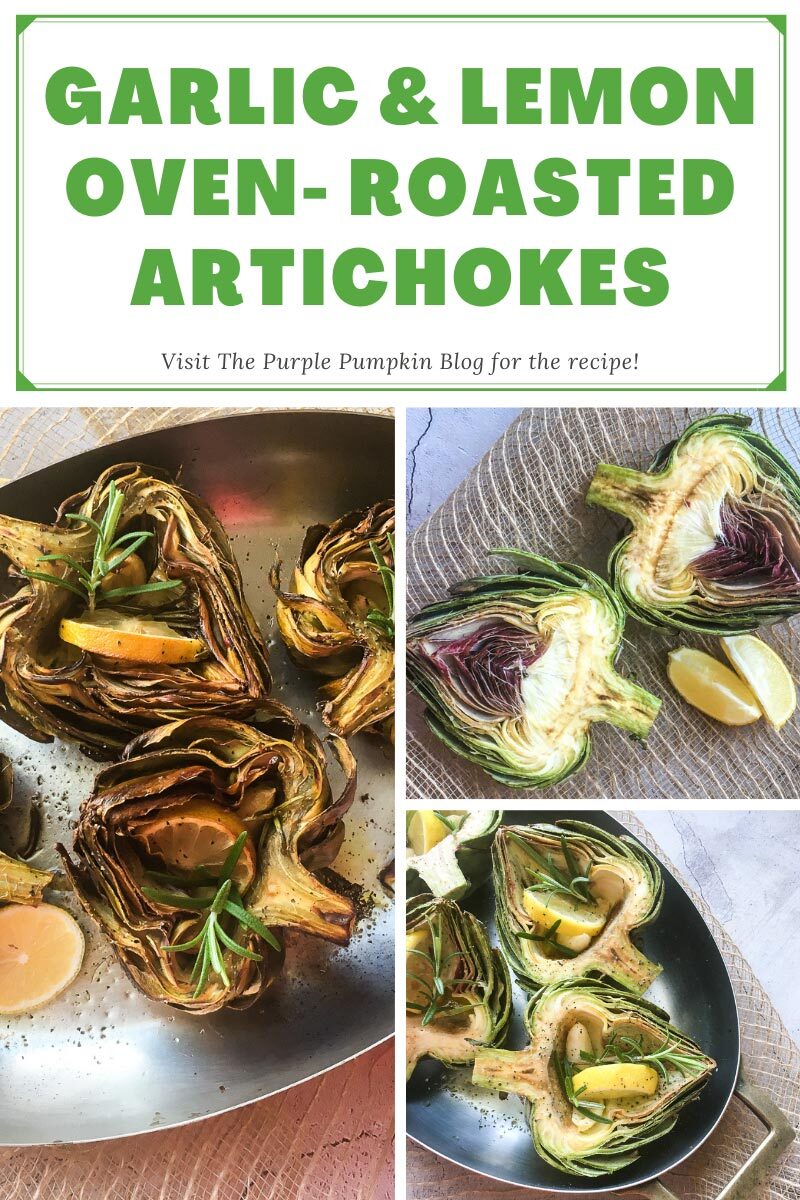 Garlic & Lemon Oven-Roasted Artichokes