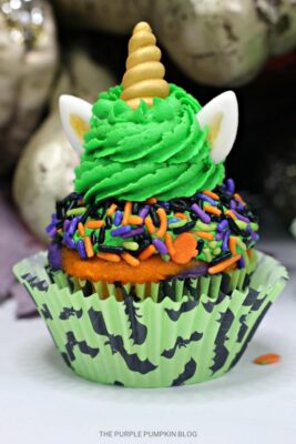 Halloween Unicorn Cupcakes Recipe