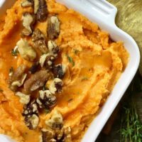Mashed Sweet Potatoes for the Holidays