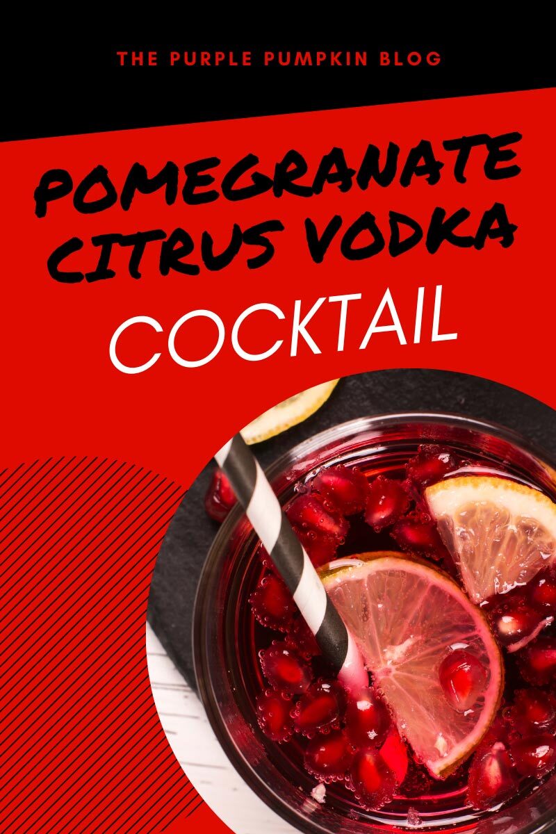 Pomegranate Citrus Vodka Cocktail