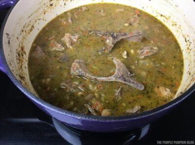 Pork Bones Fallen Away in Soup Pot