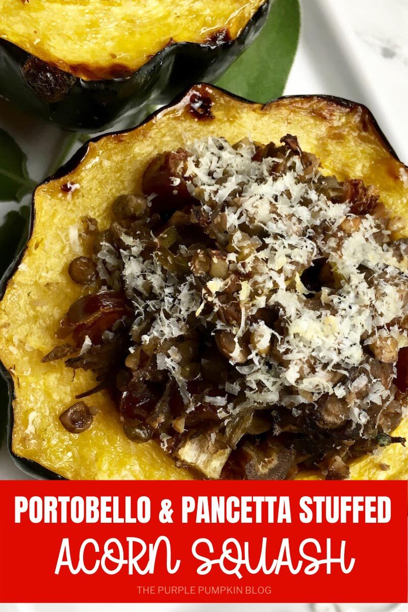 Portobello & Pancetta Stuffed Acorn Squash
