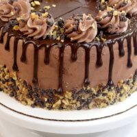 Super Chocolate Fudge Layer Cake