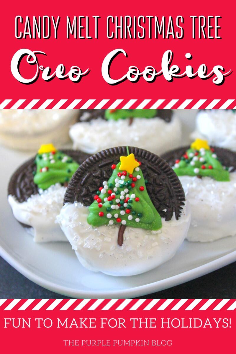 Candy Melt Christmas Tree Oreo Cookies