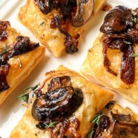 Caramelized Onion & Mushroom Puff Pastry Bites Recipe