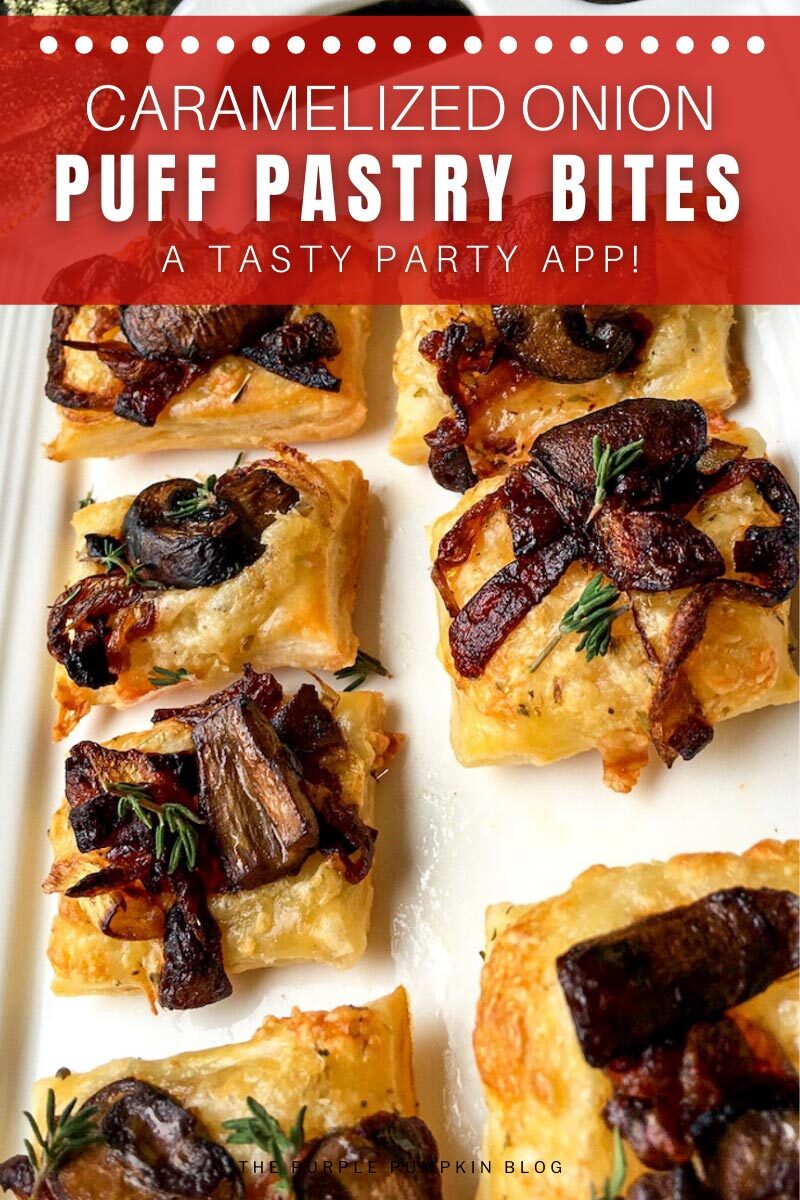 Caramelized Onion Puff Pastry Bites
