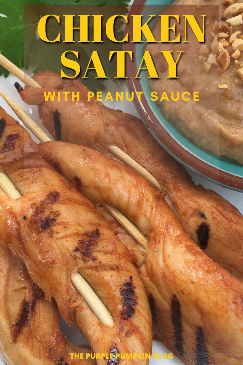 Chicken Satay with Peanut Sauce