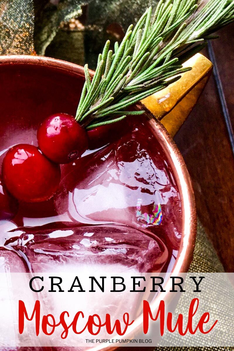 Cranberry Moscow Mule Cocktails