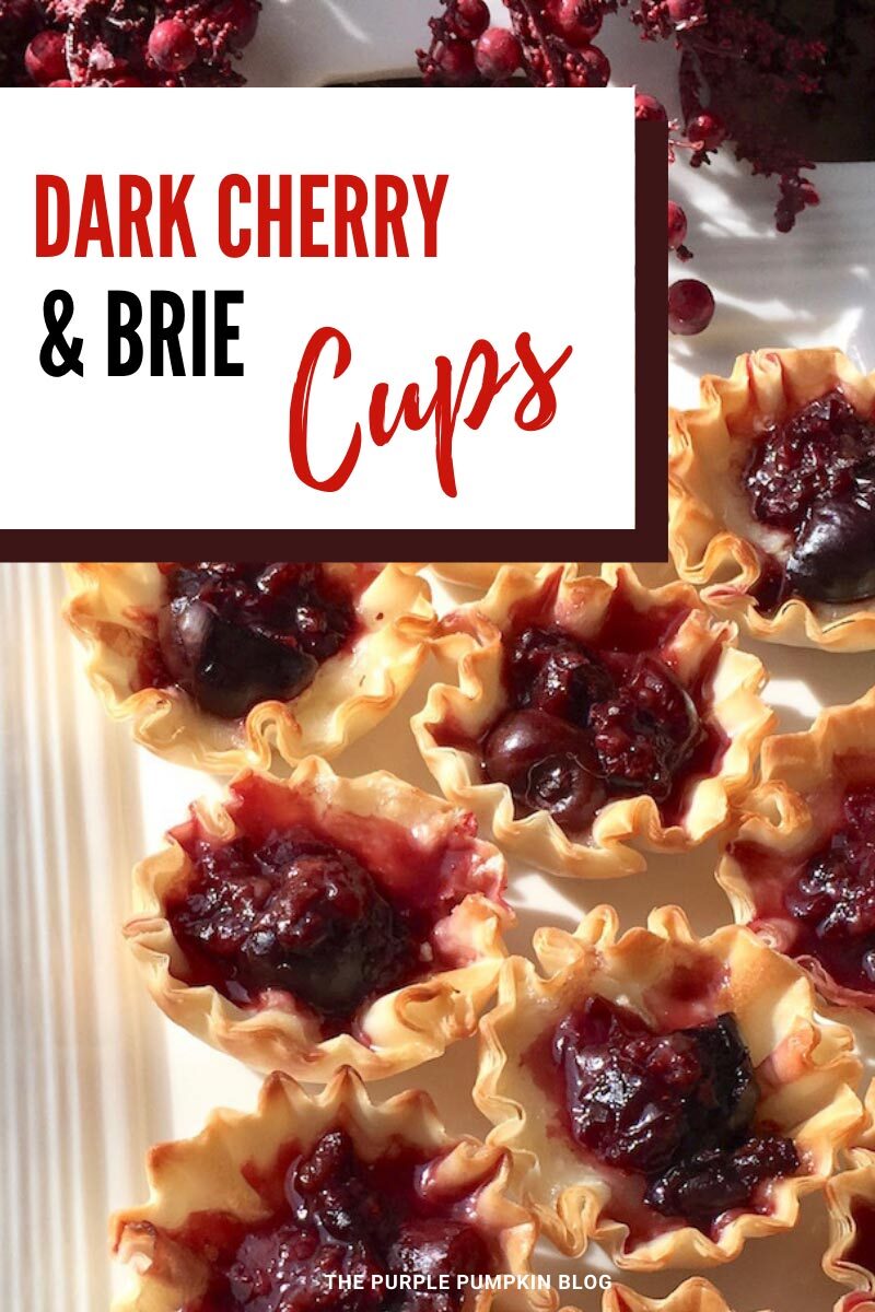 Dark Cherry & Brie Cups