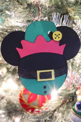 Elf Mickey Mouse Christmas Ornament