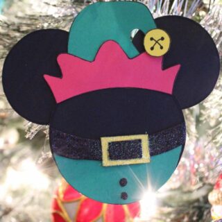 Elf Mickey Mouse Christmas Ornament