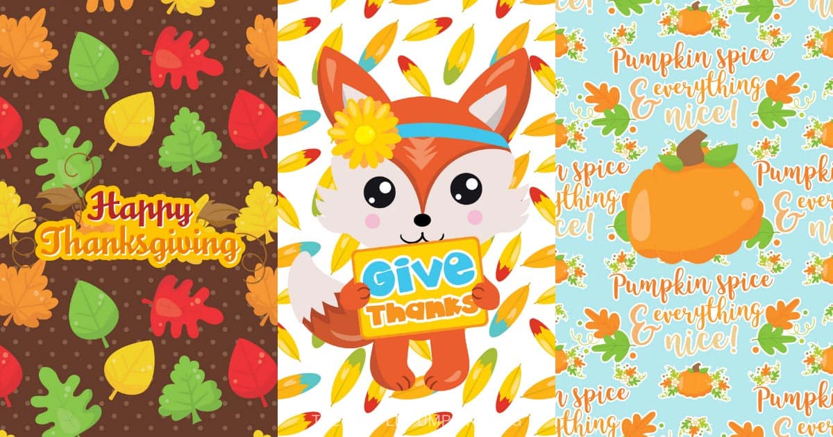 Thanksgiving Wallpaper to Download for Phones - Nine Designs!
