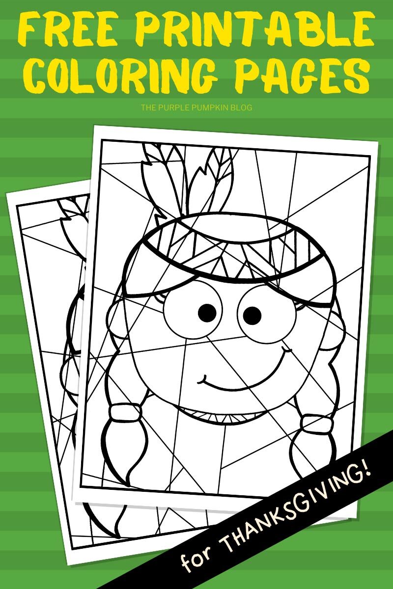 Free Printable Coloring Pages for Thanksgiving