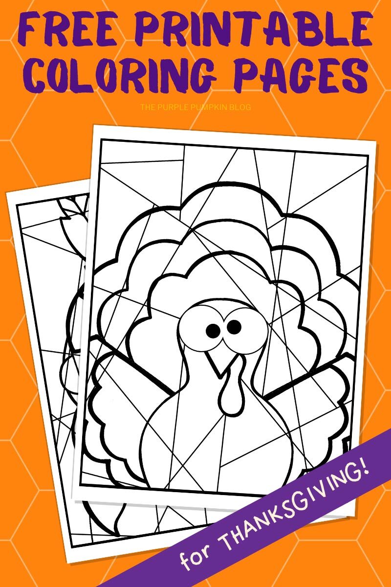 Free Printable Coloring Pages for Thanksgiving