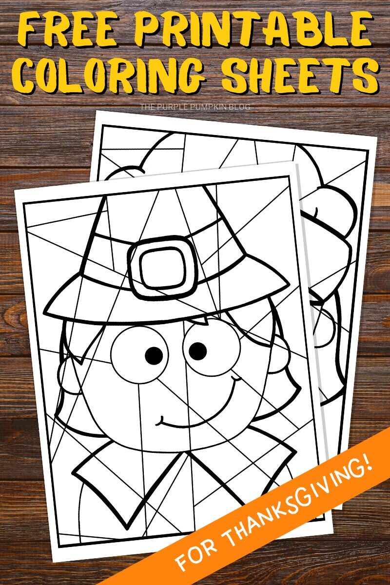 Free Printable Coloring Sheets for Thanksgiving