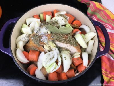 Herbs Added to Stockpot