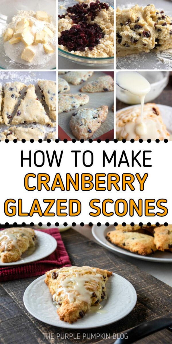 How To Make Cranberry Glazed Scones