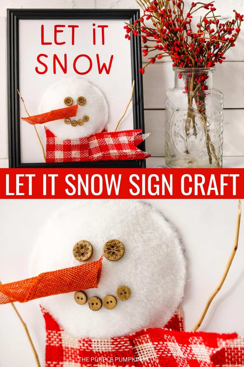 Let It Snow Sign Craft