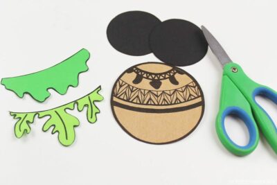 Maui Christmas Ornament Paper Pieces